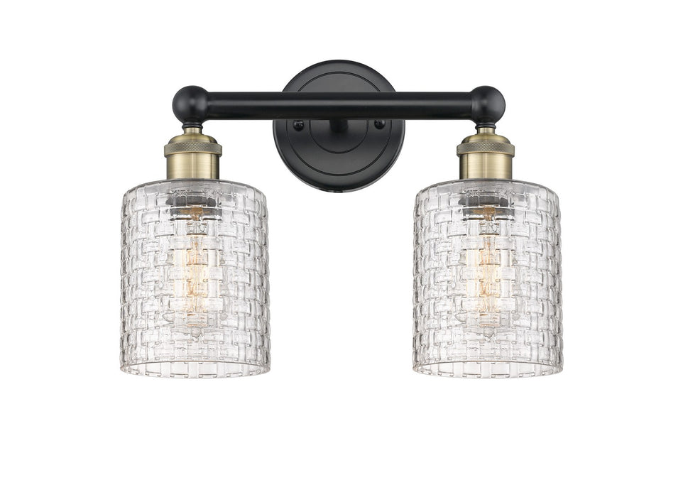 Innovations - 616-2W-BAB-G112C-5CL - Two Light Bath Vanity - Edison - Black Antique Brass