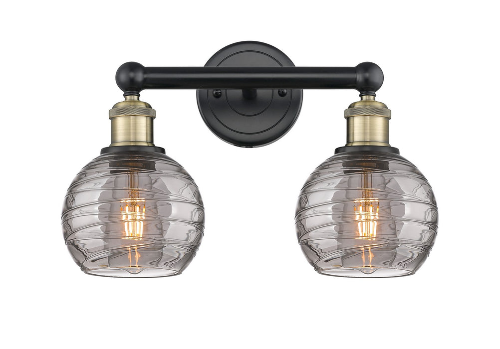 Innovations - 616-2W-BAB-G1213-6SM - Two Light Bath Vanity - Edison - Black Antique Brass