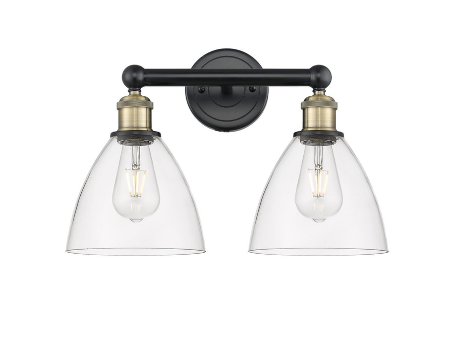 Innovations - 616-2W-BAB-GBD-752 - Two Light Bath Vanity - Edison - Black Antique Brass