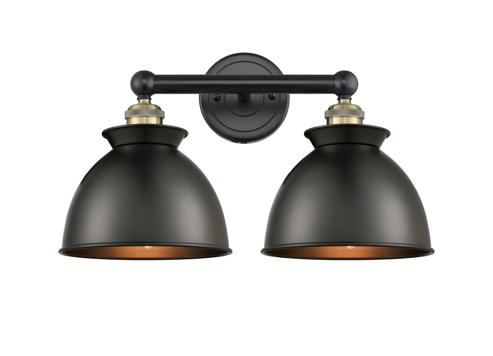 Innovations - 616-2W-BAB-M14-BK - Two Light Bath Vanity - Edison - Black Antique Brass