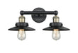 Innovations - 616-2W-BAB-M6-BK - Two Light Bath Vanity - Downtown Urban - Black Antique Brass