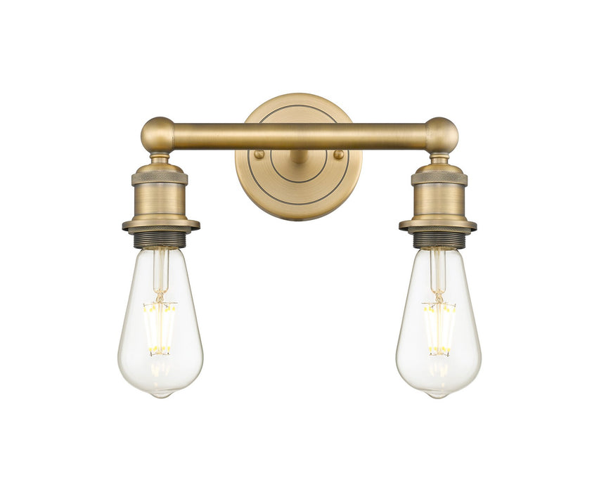 Innovations - 616-2W-BB - Two Light Bath Vanity - Downtown Urban - Brushed Brass