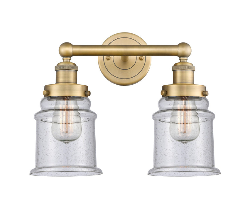 Innovations - 616-2W-BB-G184 - Two Light Bath Vanity - Edison - Brushed Brass