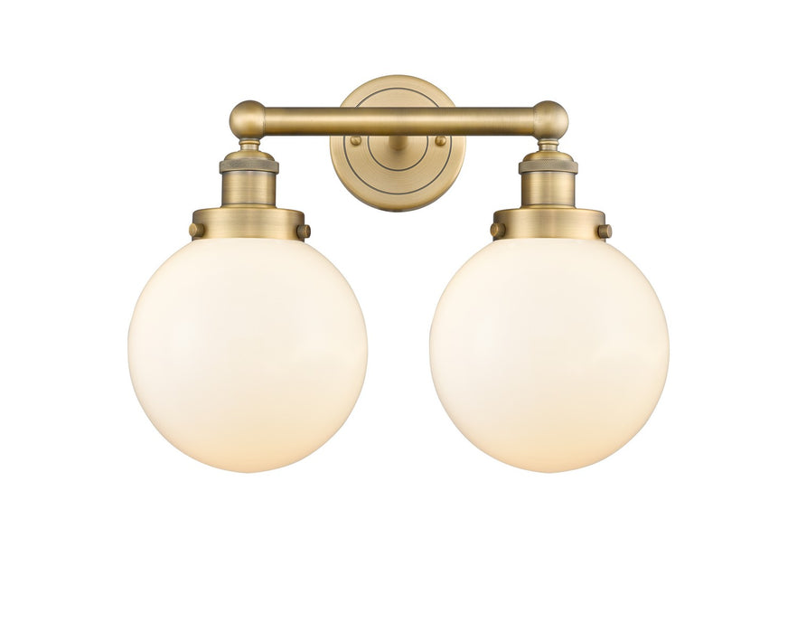 Innovations - 616-2W-BB-G201-8 - Two Light Bath Vanity - Edison - Brushed Brass