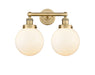 Innovations - 616-2W-BB-G201-8 - Two Light Bath Vanity - Edison - Brushed Brass