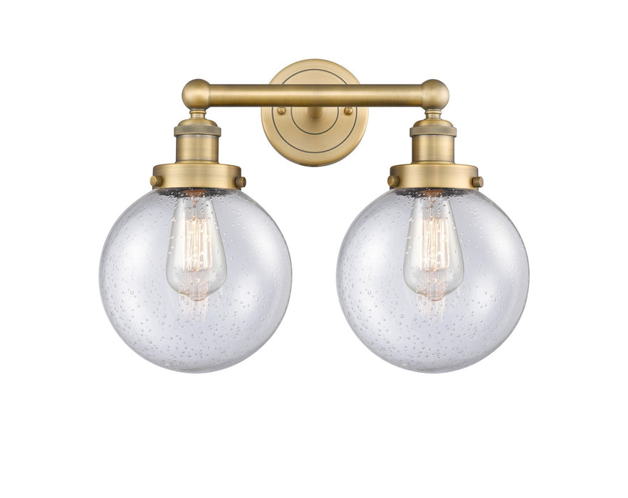 Innovations - 616-2W-BB-G204-8 - Two Light Bath Vanity - Edison - Brushed Brass