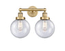 Innovations - 616-2W-BB-G204-8 - Two Light Bath Vanity - Edison - Brushed Brass