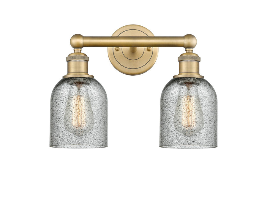 Innovations - 616-2W-BB-G257 - Two Light Bath Vanity - Edison - Brushed Brass