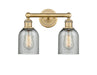 Innovations - 616-2W-BB-G257 - Two Light Bath Vanity - Edison - Brushed Brass