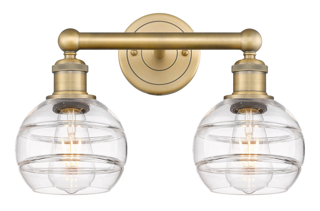 Innovations - 616-2W-BB-G556-6CL - Two Light Bath Vanity - Edison - Brushed Brass