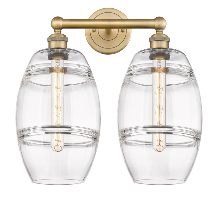 Innovations - 616-2W-BB-G557-8CL - Two Light Bath Vanity - Downtown Urban - Brushed Brass