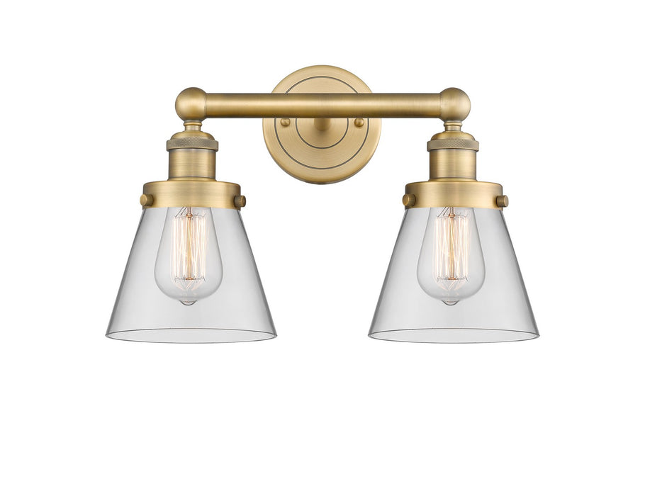 Innovations - 616-2W-BB-G62 - Two Light Bath Vanity - Edison - Brushed Brass