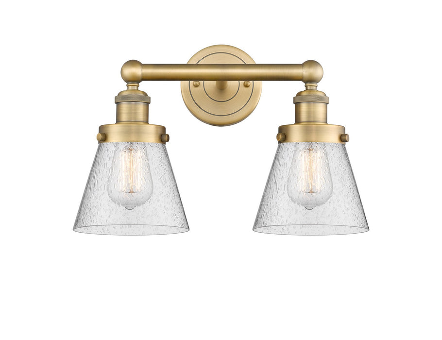 Innovations - 616-2W-BB-G64 - Two Light Bath Vanity - Edison - Brushed Brass