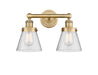 Innovations - 616-2W-BB-G64 - Two Light Bath Vanity - Edison - Brushed Brass