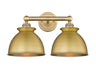 Innovations - 616-2W-BB-M14-BB - Two Light Bath Vanity - Edison - Brushed Brass