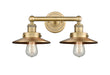 Innovations - 616-2W-BB-M4-BB - Two Light Bath Vanity - Downtown Urban - Brushed Brass