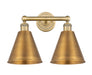 Innovations - 616-2W-BB-MBC-8-BB - Two Light Bath Vanity - Downtown Urban - Brushed Brass