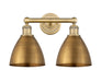 Innovations - 616-2W-BB-MBD-75-BB - Two Light Bath Vanity - Edison - Brushed Brass