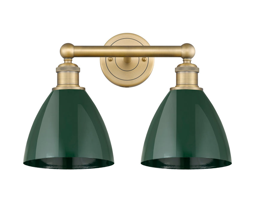 Innovations - 616-2W-BB-MBD-75-GR - Two Light Bath Vanity - Downtown Urban - Brushed Brass