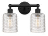 Innovations - 616-2W-BK-G112C-5CL - Two Light Bath Vanity - Edison - Matte Black