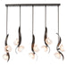 Hubbardton Forge - 131098-SKT-MULT-14-FD0791 - Ten Light Pendant - Mika - Oil Rubbed Bronze