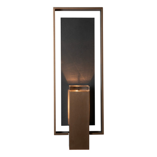 Hubbardton Forge - 302604-SKT-75-SL-ZM0546 - One Light Outdoor Wall Sconce - Shadow Box - Coastal Bronze