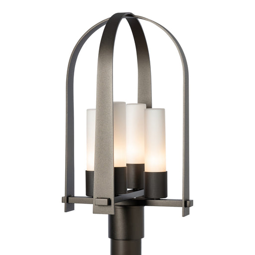 Hubbardton Forge - 342030-SKT-14-GG0392 - Four Light Outdoor Post Mount - Triomphe - Oil Rubbed Bronze