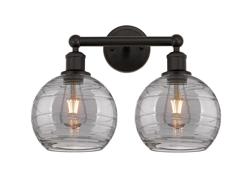 Innovations - 616-2W-OB-G1213-8SM - Two Light Bath Vanity - Downtown Urban - Oil Rubbed Bronze