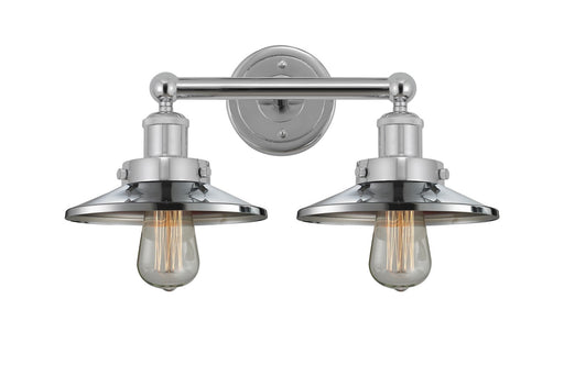 Edison Two Light Bath Vanity Polished Chrome