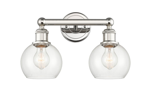 Edison Two Light Bath Vanity Polished Nickel