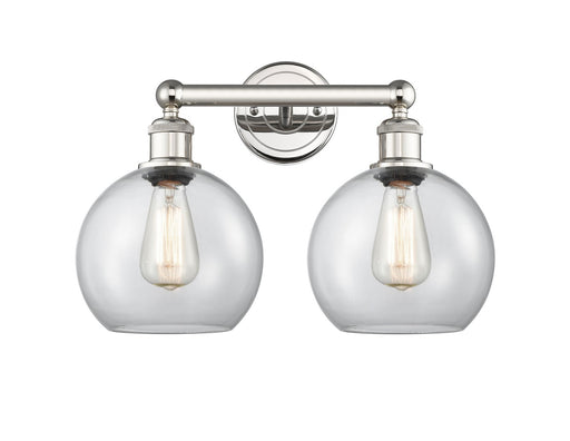 Edison Two Light Bath Vanity Polished Nickel