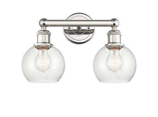 Edison Two Light Bath Vanity Polished Nickel