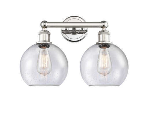 Edison Two Light Bath Vanity Polished Nickel