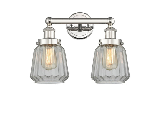 Edison Two Light Bath Vanity Polished Nickel