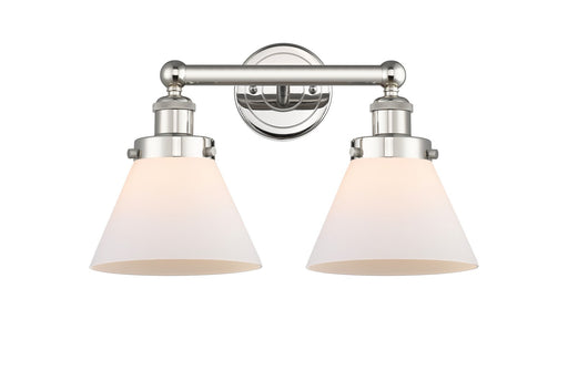 Edison Two Light Bath Vanity Polished Nickel