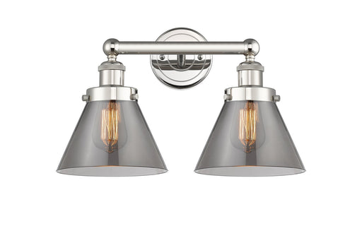 Edison Two Light Bath Vanity Polished Nickel