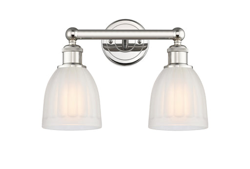 Edison Two Light Bath Vanity Polished Nickel