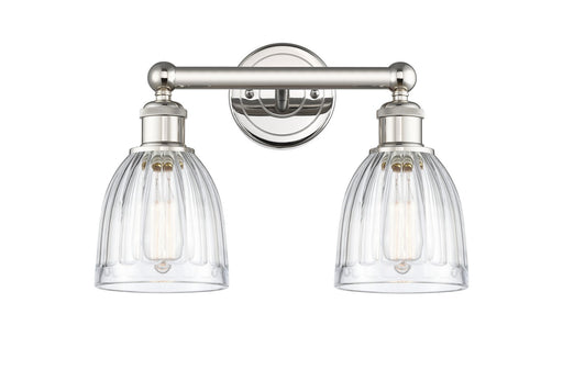 Edison Two Light Bath Vanity Polished Nickel