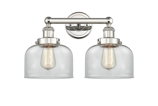 Edison Two Light Bath Vanity Polished Nickel