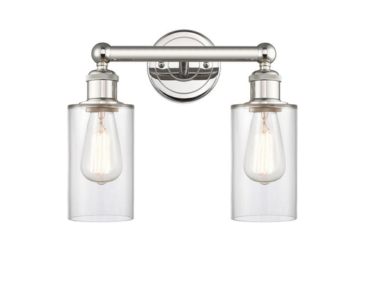 Edison Two Light Bath Vanity Polished Nickel