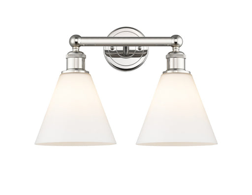 Edison Two Light Bath Vanity Polished Nickel