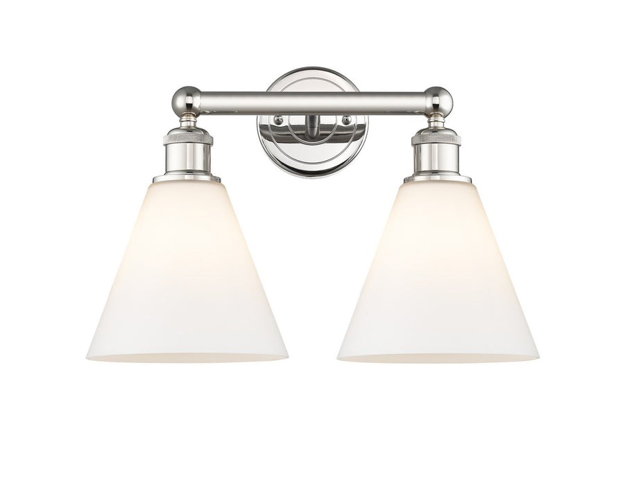 Innovations - 616-2W-PN-GBC-81 - Two Light Bath Vanity - Downtown Urban - Polished Nickel