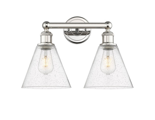 Edison Two Light Bath Vanity Polished Nickel