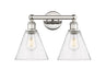 Innovations - 616-2W-PN-GBC-84 - Two Light Bath Vanity - Downtown Urban - Polished Nickel