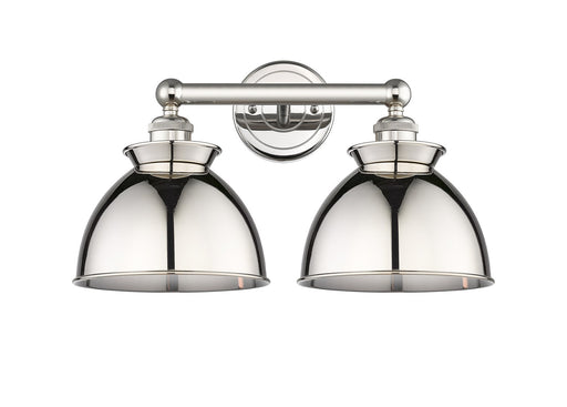 Edison Two Light Bath Vanity Polished Nickel