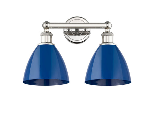 Edison Two Light Bath Vanity Polished Nickel