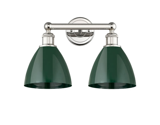Edison Two Light Bath Vanity Polished Nickel