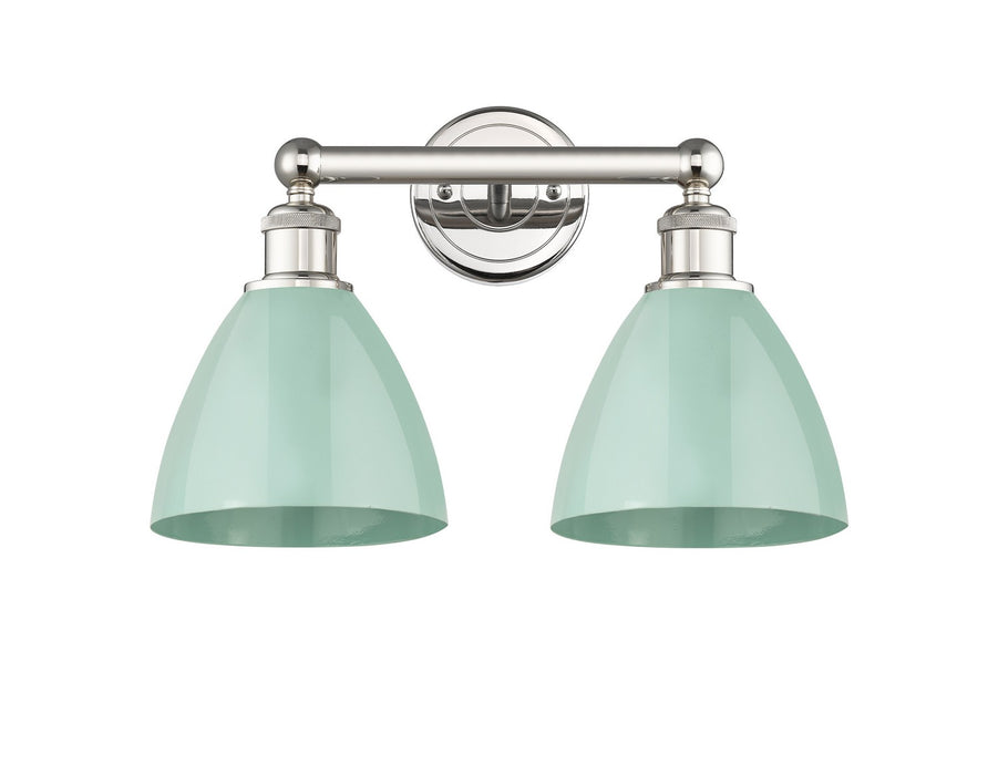 Innovations - 616-2W-PN-MBD-75-SF - Two Light Bath Vanity - Downtown Urban - Polished Nickel