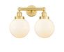 Innovations - 616-2W-SG-G201-8 - Two Light Bath Vanity - Edison - Satin Gold