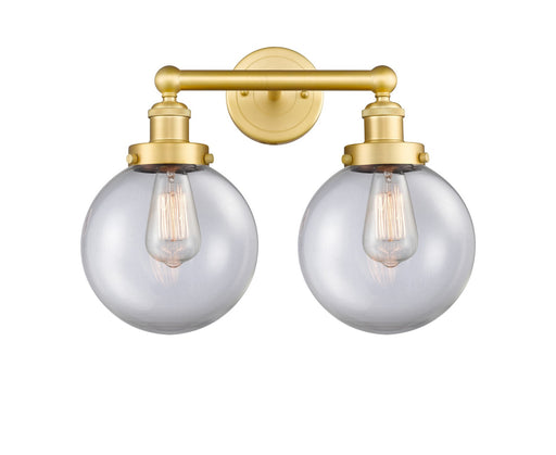 Innovations - 616-2W-SG-G202-8 - Two Light Bath Vanity - Edison - Satin Gold